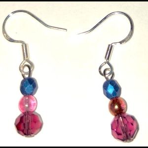 Gorgeous lavender handmade earrings